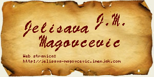 Jelisava Magovčević vizit kartica